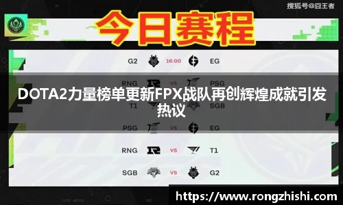 DOTA2力量榜单更新FPX战队再创辉煌成就引发热议