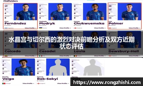 水晶宫与切尔西的激烈对决前瞻分析及双方近期状态评估